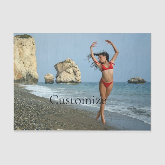 Papel De Seda Bikini Model Dancing Thunder_Cove (Frente )