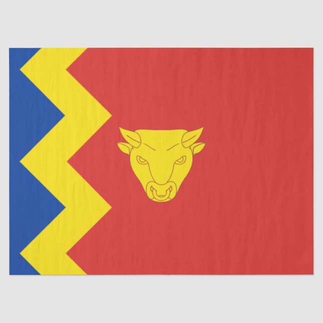 Papel De Seda Birmingham City Flag (Frente )