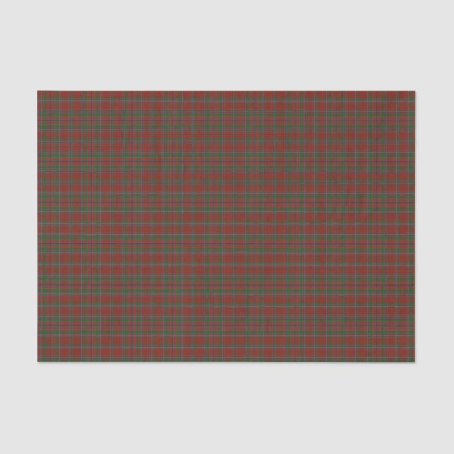 Papel De Seda Birral Clan Tartan (Burrell, Birrell) (Frente )