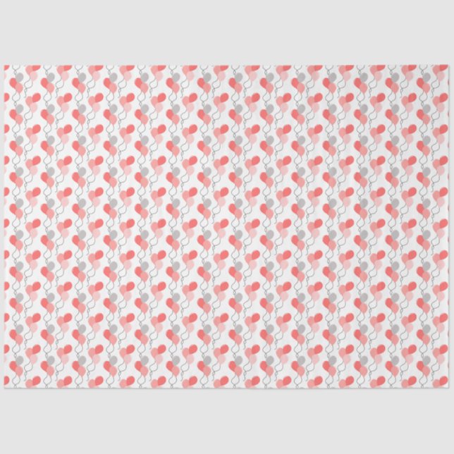 Papel De Seda Birthday Girl Balloon Tissue Paper (Frente )