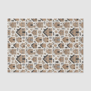 Papel De Seda Biscoito de Pão de Natal