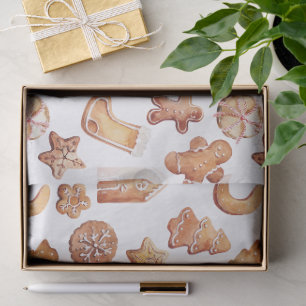 Papel De Seda Biscoitos de Natal