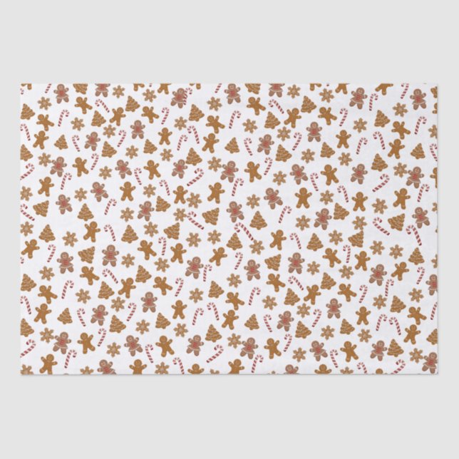 Papel De Seda Biscoitos e Canas Doces (Frente )