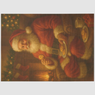Papel De Seda Biscoitos para o Papai Noel – Natal Clássico Vinta