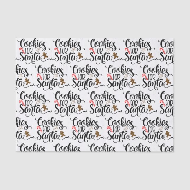 Papel De Seda Biscoitos para Papais noeis de Natal Divertido (Frente )