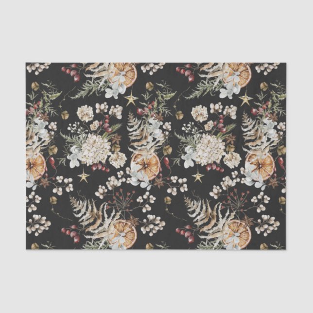 Papel De Seda Black Boho (Frente )