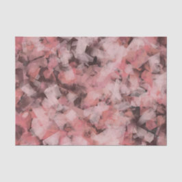 Papel De Seda Black Gray Pink White Modern Geometric Abstract