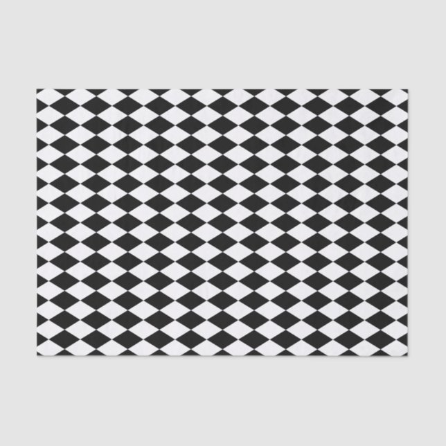 Papel De Seda Black Harlequin (Frente )