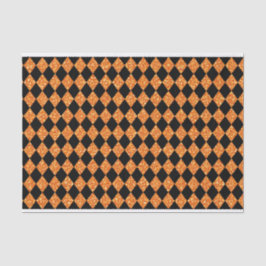 PAPEL DE SEDA BLACK & ORANGE GLITTER PARECE HALLOWEEN