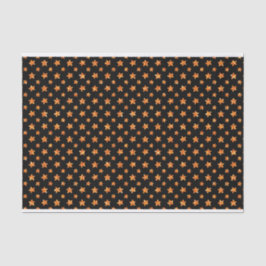 PAPEL DE SEDA BLACK & ORANGE GLITTER PARECE HALLOWEEN