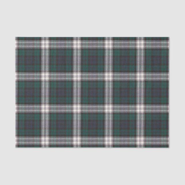 Papel De Seda Black Watch Dress Modern Scottish Tartan (Frente )