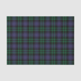 Papel De Seda Black Watch Tartan, Xadrez
