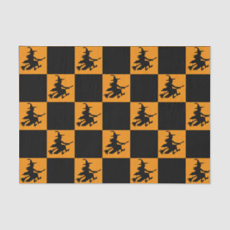 Papel De Seda Black Witches Checkered
