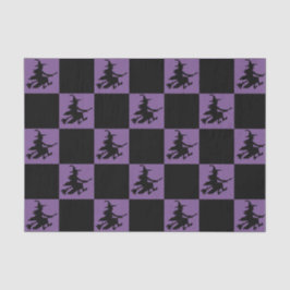 Papel De Seda Black Witches Checkered