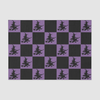 Papel De Seda Black Witches Checkered