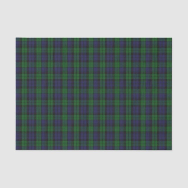Papel De Seda Blackwatch Tartan (Frente )