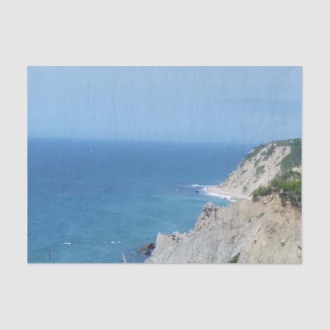 Papel De Seda Block Island Bluffs - Block Island, Rhode Island (Frente )