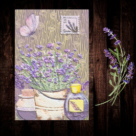 Papel De Seda Bloomias de Lavanda Roxa Apothecary Ephemera