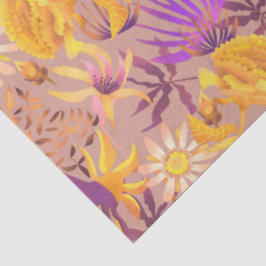 Papel De Seda Blooming Mystical Floral Beige