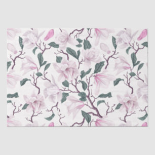 Papel De Seda Bloqueio Sanguíneo Magnolia Branches