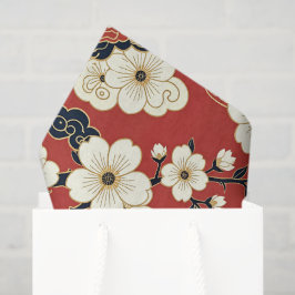 Papel De Seda Blossom Nouveau | Design Floral Elegante
