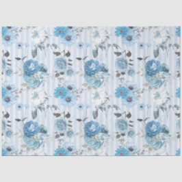 Papel De Seda Blue Floral Series Design 9