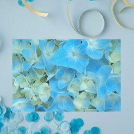 Papel De Seda Blue French Hydrangea Floral