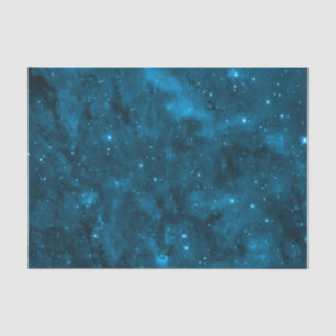 Papel De Seda Blue Galaxy