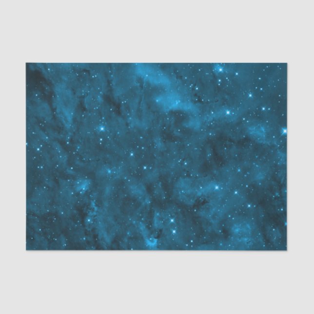 Papel De Seda Blue Galaxy (Frente )