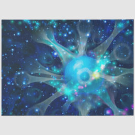 Papel De Seda Blue Galaxy Series Design 2