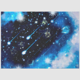 Papel De Seda Blue Galaxy Series Design 5