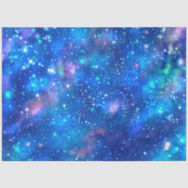 Papel De Seda Blue Galaxy Series Design 9