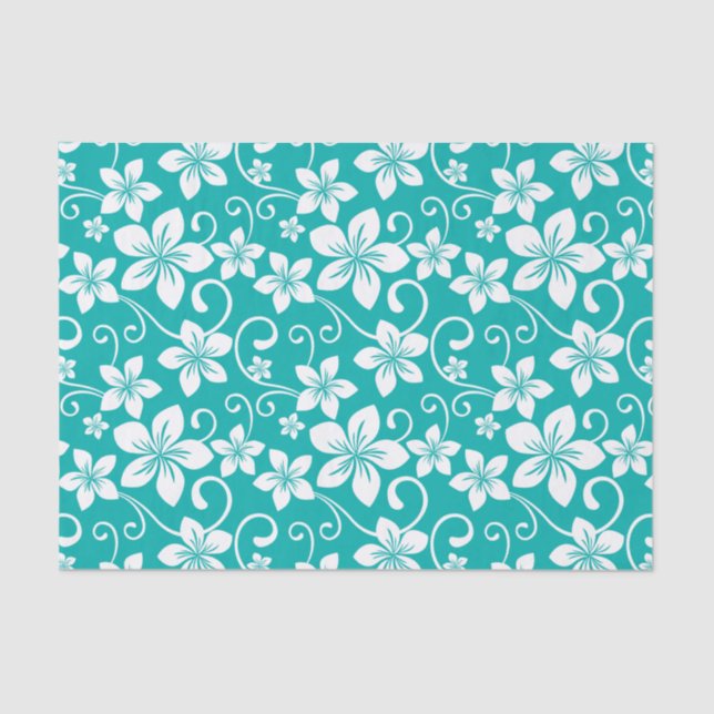 PAPEL DE SEDA BLUE HAWAII (TEAL) (Frente )