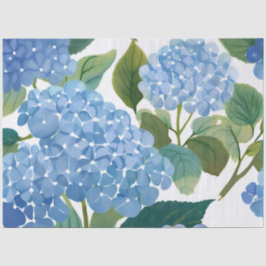 Papel De Seda Blue Hydrangeas | Belo Jardim Floral