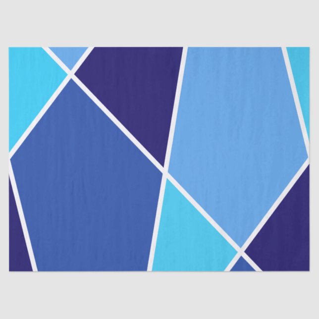 Papel De Seda Blue JanaiCreates Color Collection Tissue Paper (Frente )