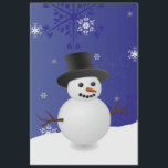 Papel De Seda Blue Snowman Winter Scenery Christmas Tissue Paper<br><div class="desc">Preencha os sacos de presente de Natal com este lindo Livro Azul de Neve e Inverno de inverno. O design de papel tecidular apresenta um feliz boneco de neve em uma cena de ventania de neve contra um fundo azul real adornado com flocos de neve de cor correspondente. Itens adicionais...</div>