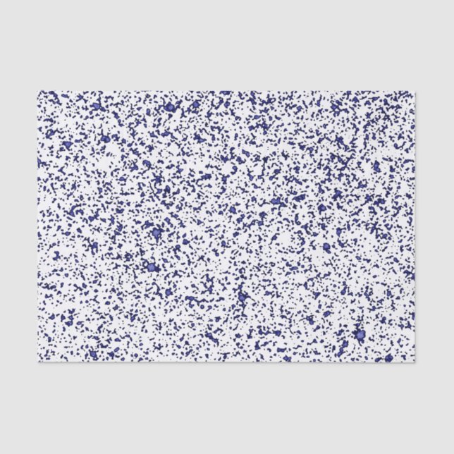 Papel De Seda Blue Sparkle White (Frente )