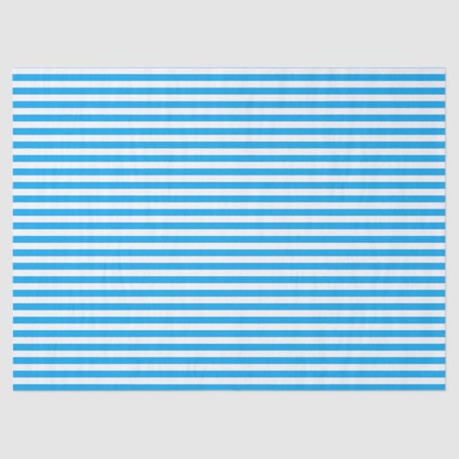 Papel De Seda Blue Striped (Frente )