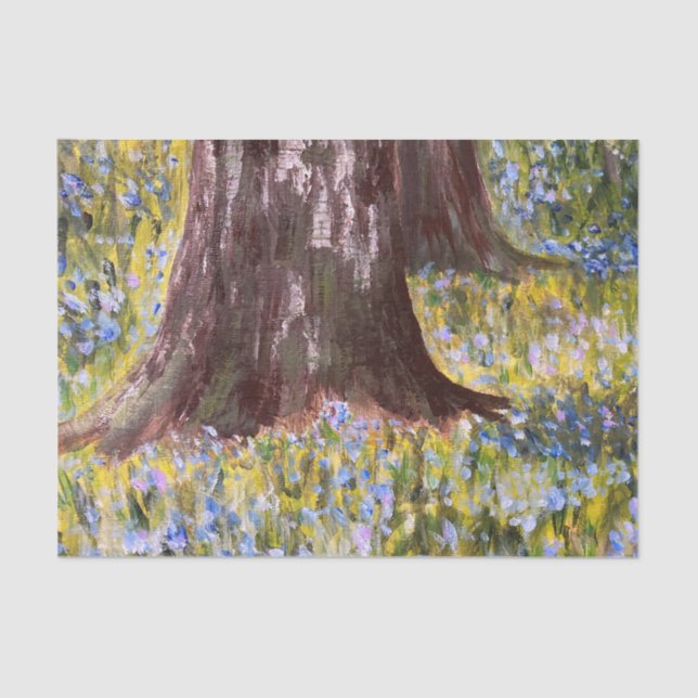 Papel De Seda Bluebell Woods   (Frente )