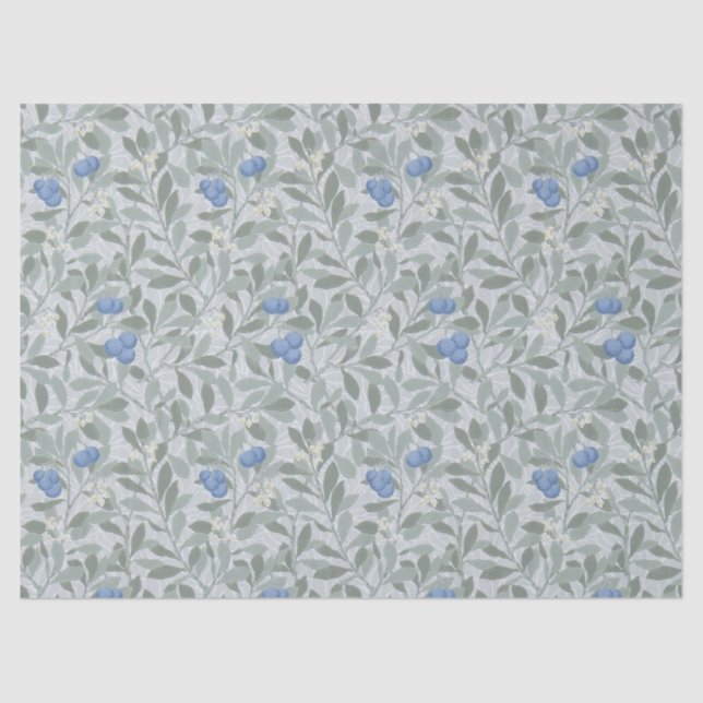 Papel De Seda Blueberry Tree, William Morris (Frente )