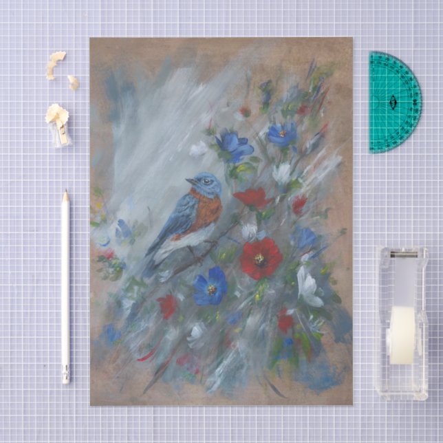 Papel De Seda Bluebird EUA  (Arte )