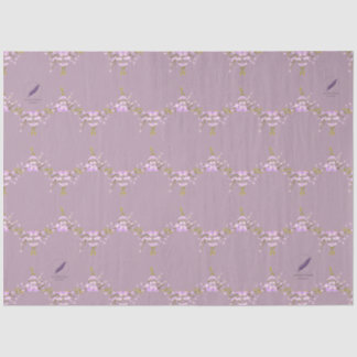 Papel De Seda Blumen mauve Mel Mae Schmidt Stationery