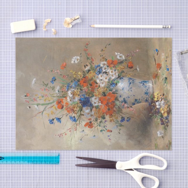 Papel De Seda Blumenstillleben | Eugene Petit (Arte )