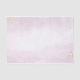 Papel De Seda Blush Dourado Marble Moderno de Na moda Rosa Perso