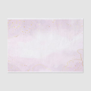 Papel De Seda Blush Dourado Marble Moderno de Na moda Rosa Perso