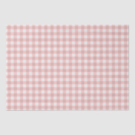 Papel De Seda Blush Pink Gingham
