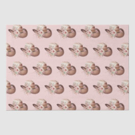 Papel De Seda Blush Pink Howgirl Floral Western Hats