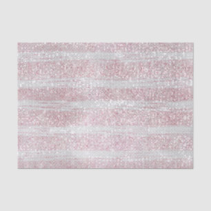 Papel De Seda Blush White Sparkle Birthday