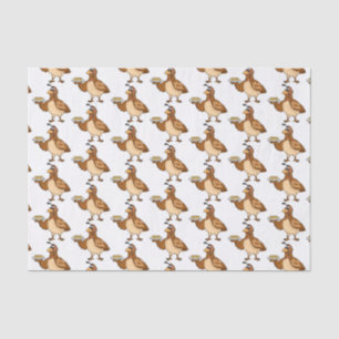Papel De Seda Boa codorniz com animação de ovos