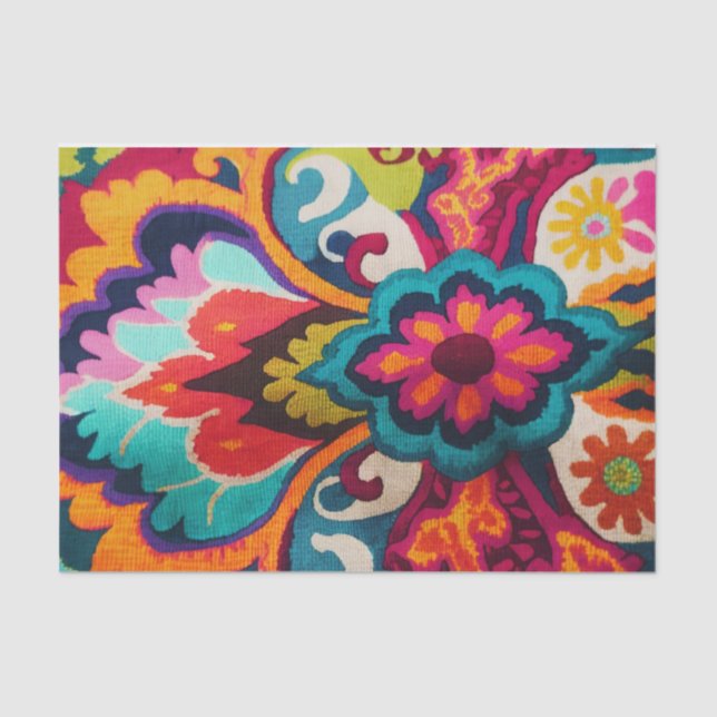 Papel De Seda BOHEMIA 4 papéis de dissociação impressionantes ao (Frente )